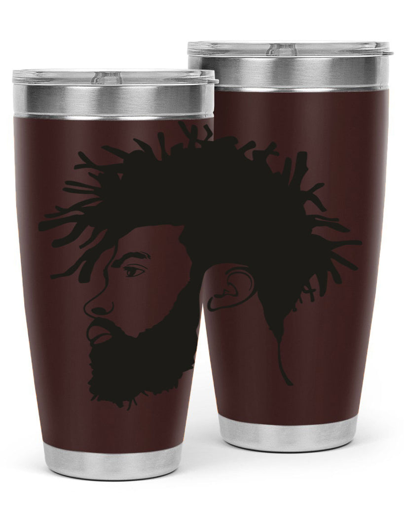 beardman 46#- black men - boys- tumbler