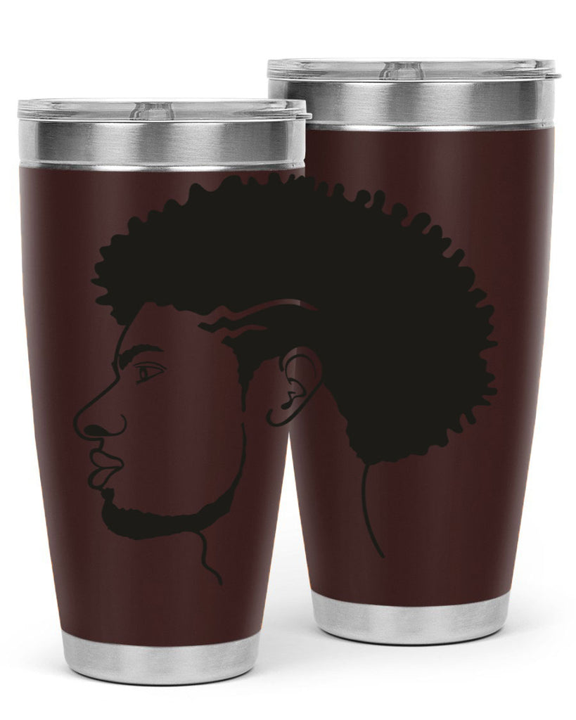 beardman 47#- black men - boys- tumbler