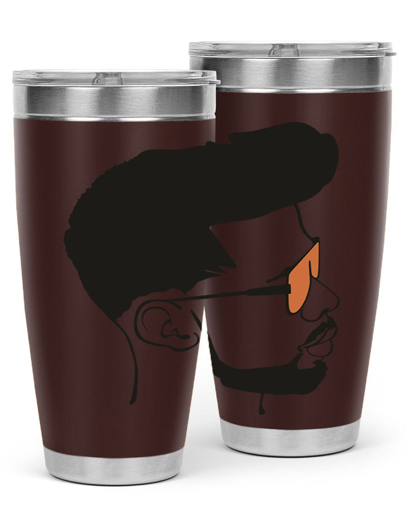 beardman 50#- black men - boys- tumbler
