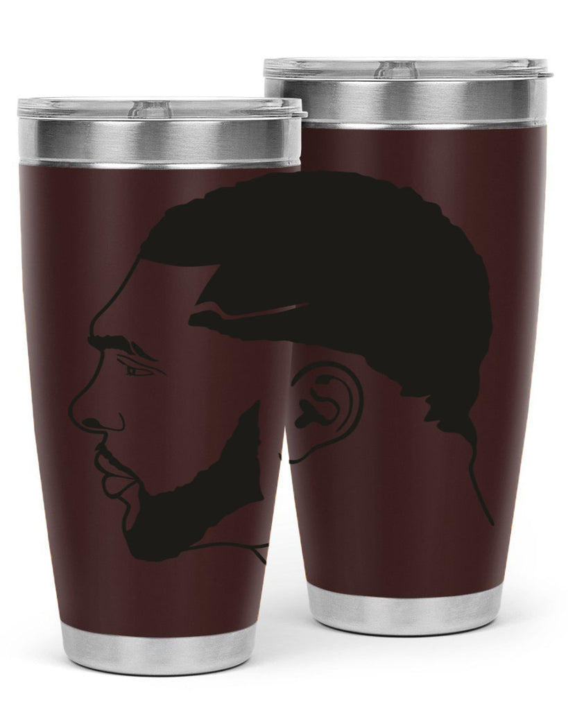 beardman 55#- black men - boys- tumbler