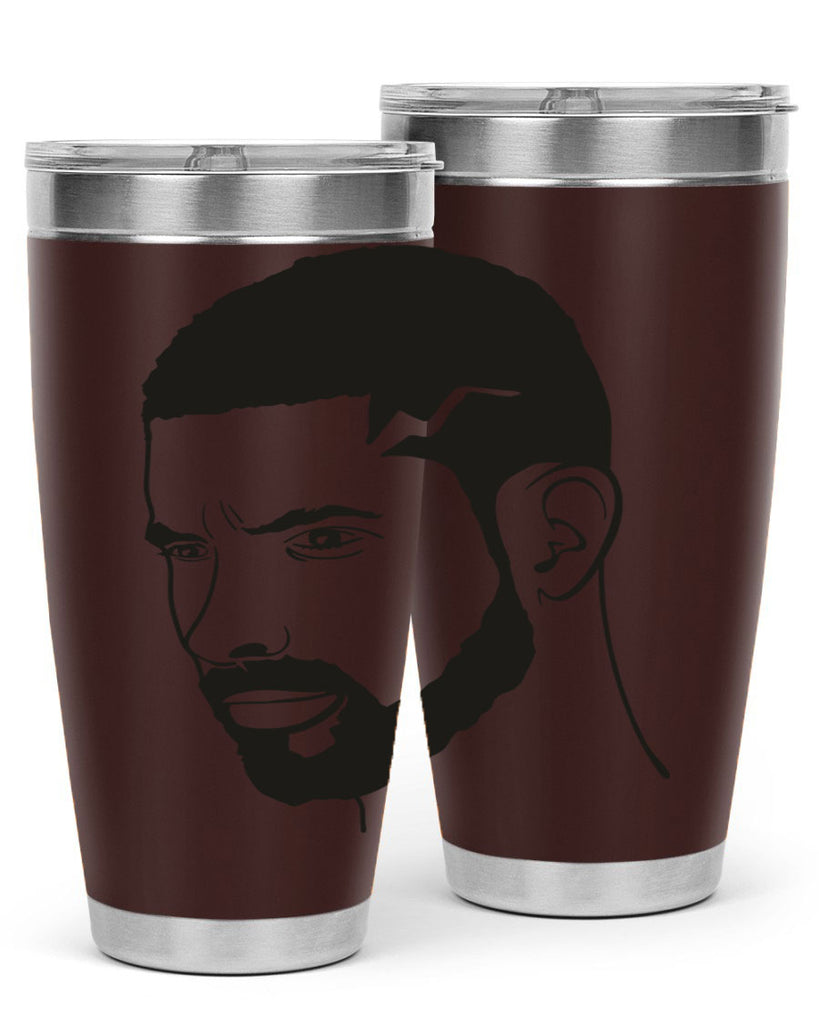 beardman 56#- black men - boys- tumbler
