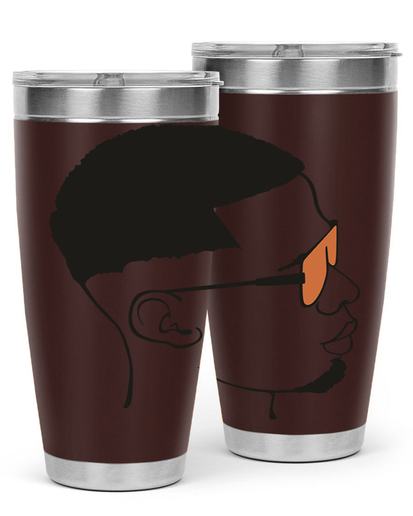 beardman 57#- black men - boys- tumbler