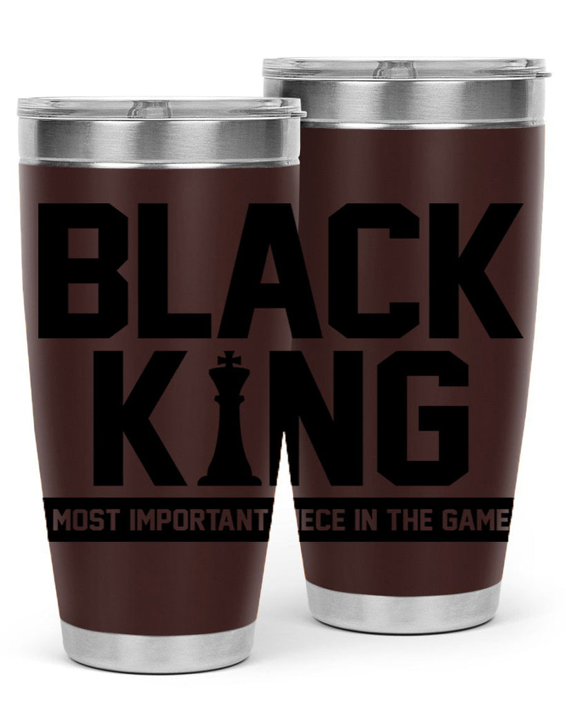 black king 199#- black words phrases- Cotton Tank