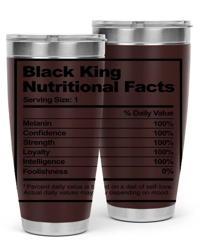 black king nutritional facts 231#- black words phrases- Cotton Tank