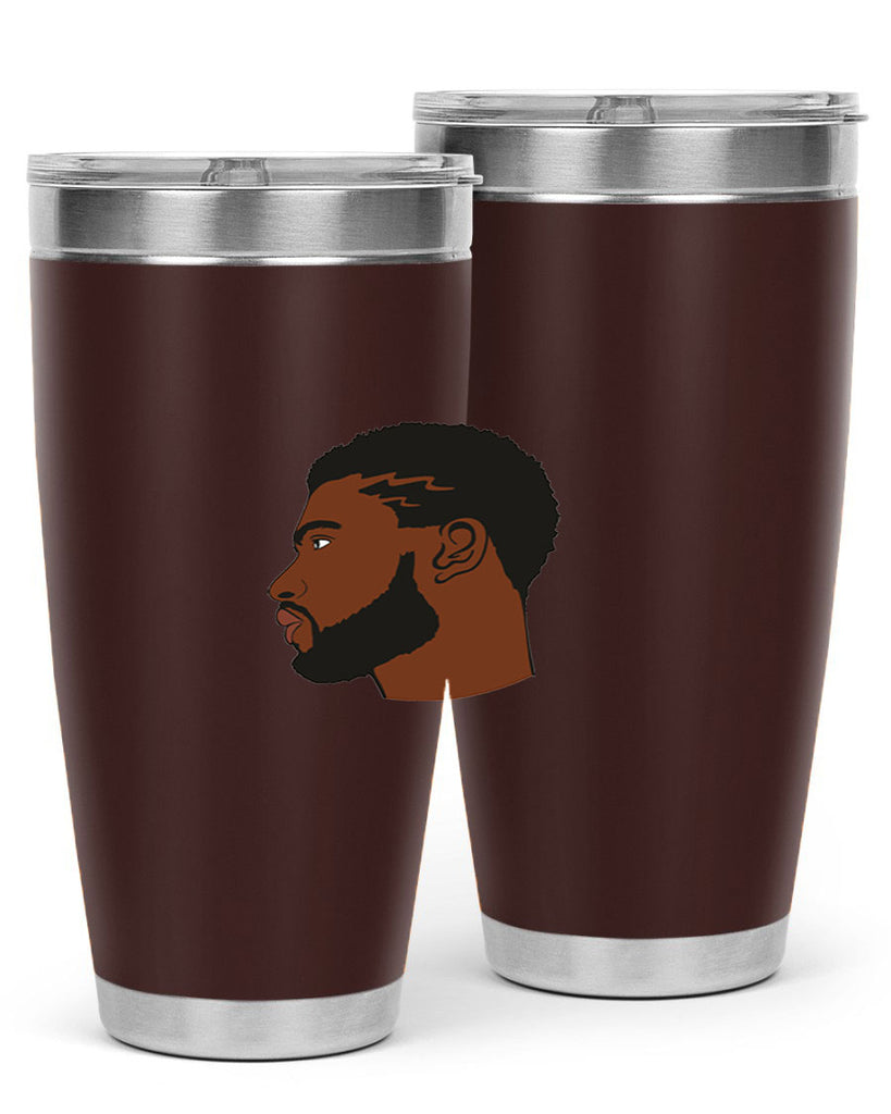 black man 40#- black men - boys- tumbler