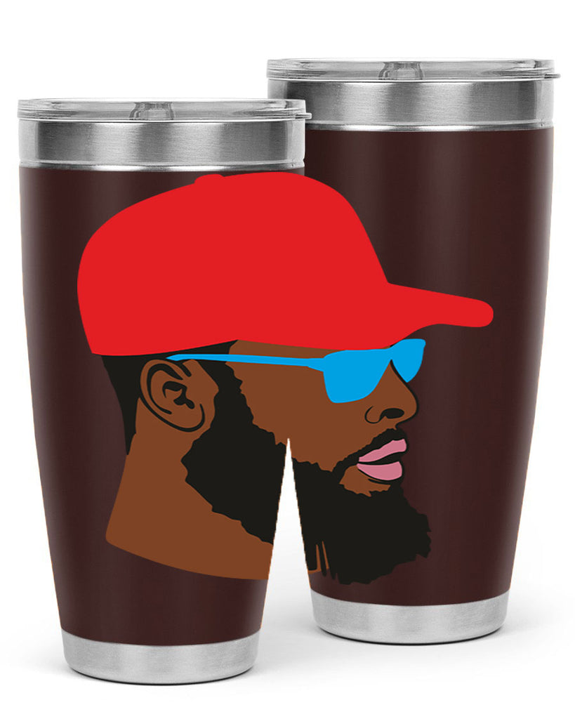 black man style 1#- black men - boys- tumbler