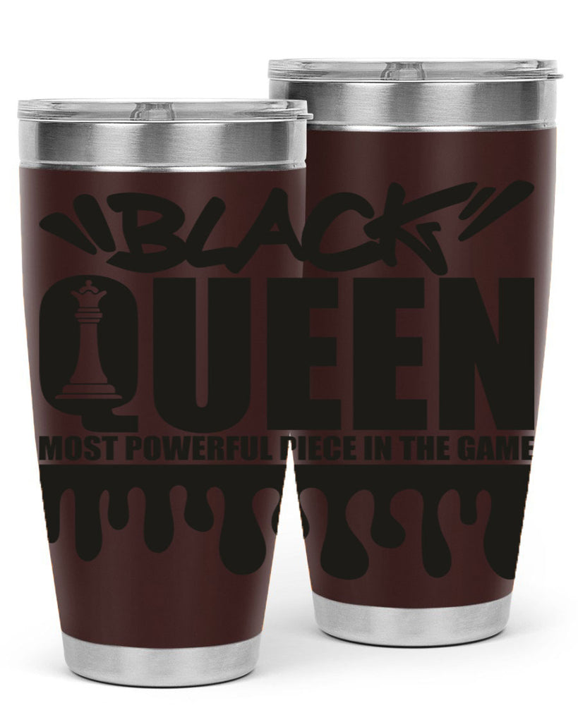 black queen 213#- black words phrases- Cotton Tank