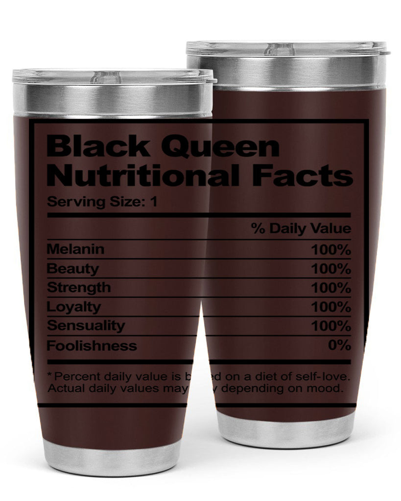 black queen nutritional facts 219#- black words phrases- Cotton Tank