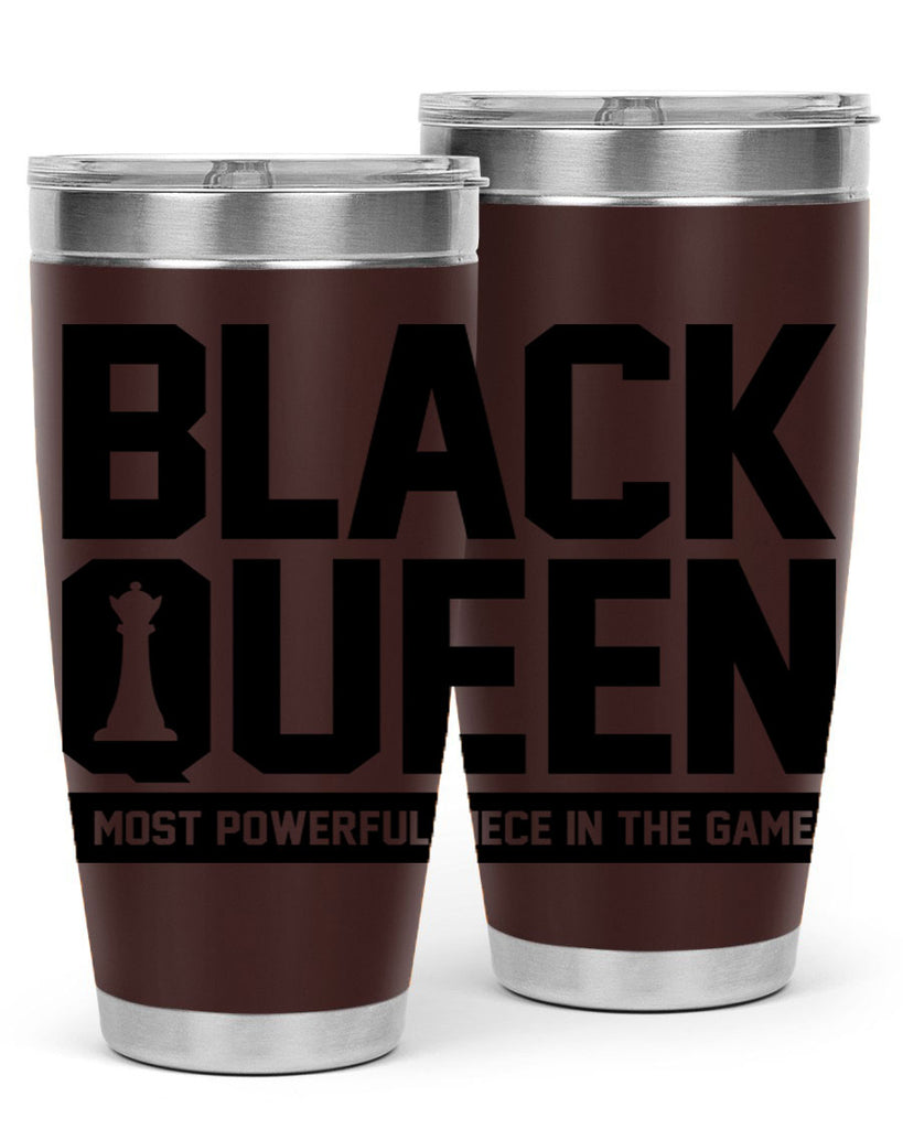 black queenchess 194#- black words phrases- Cotton Tank