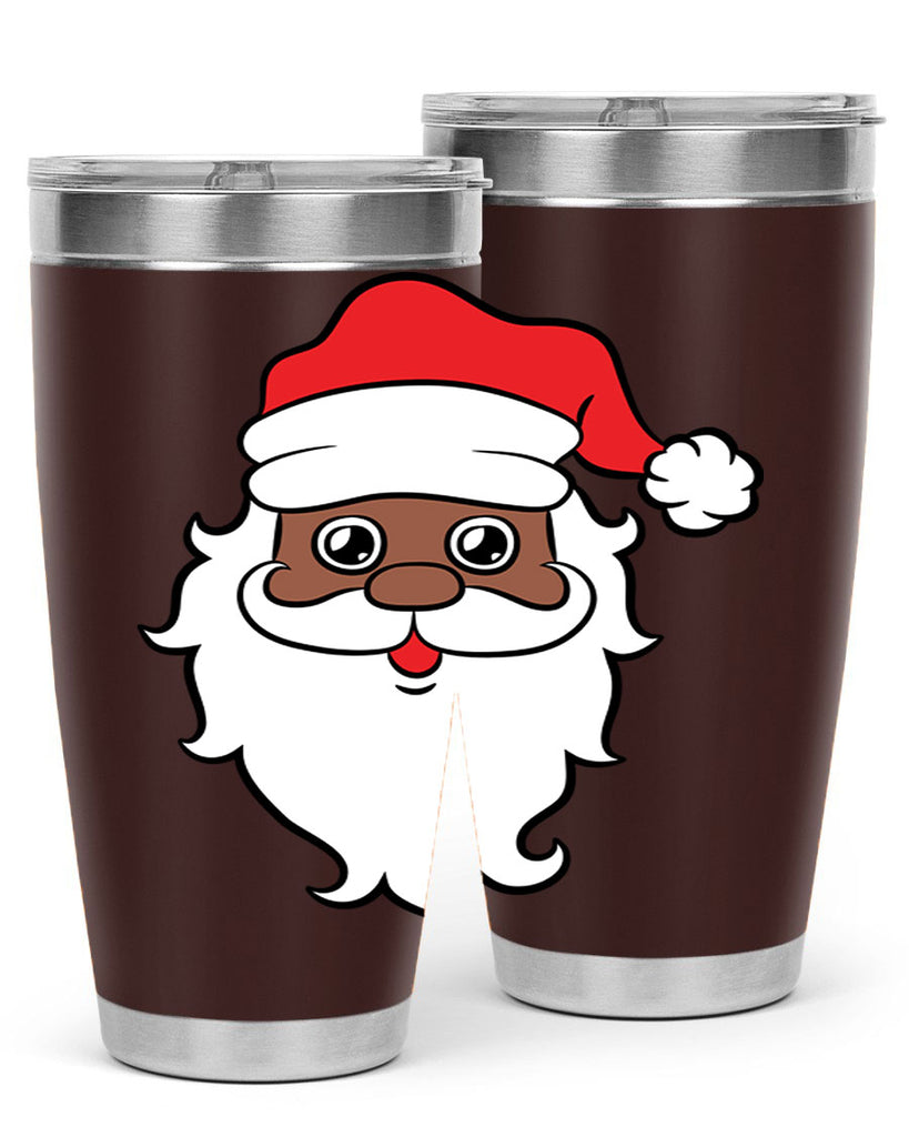 black santa 25#- black men - boys- tumbler