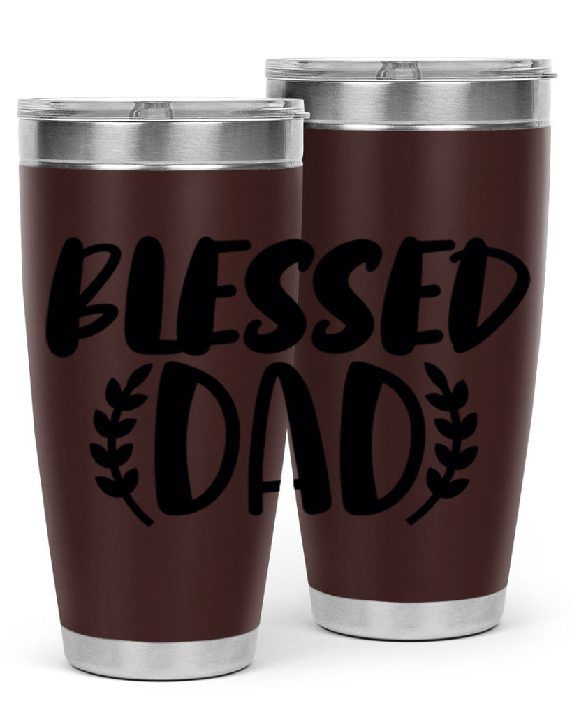 blessed dad 36#- dad- Tumbler