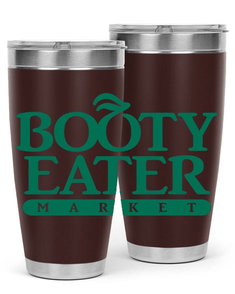 bootyeater 192#- black words phrases- Cotton Tank
