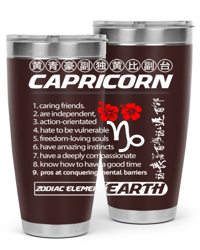capricorn 207#- zodiac- Tumbler