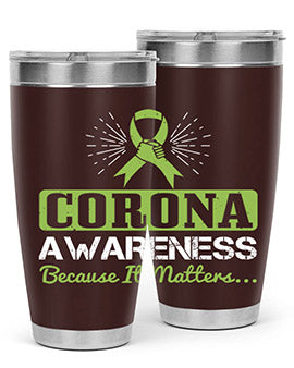 corona awareness because it matters Style 26#- corona virus- Tumbler