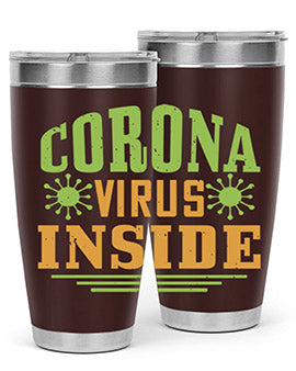 coronavirus inside Style 2#- corona virus- Tumbler