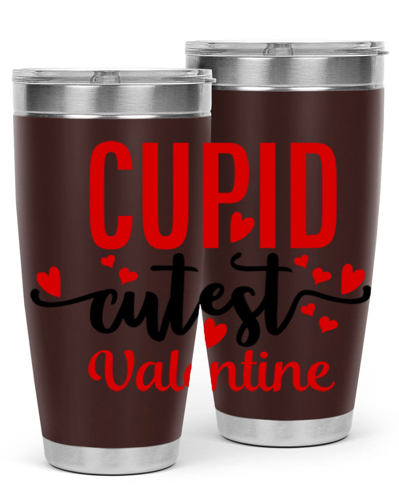 cupid cutest valentine 80#- valentines day- Tumbler