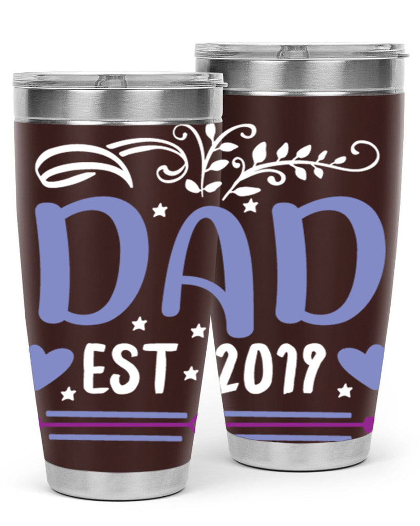 dad est 100#- fathers day- Tumbler