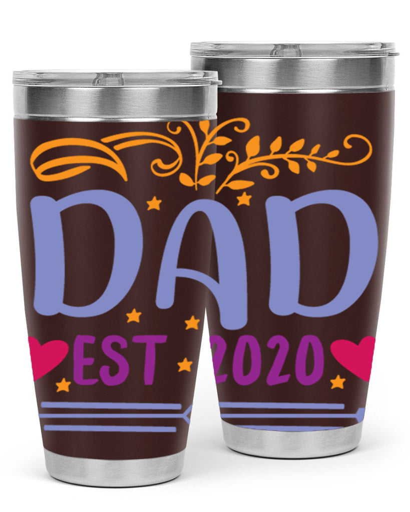 dad est 98#- fathers day- Tumbler