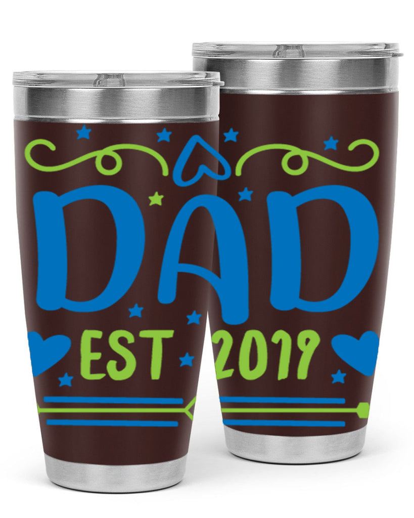 dad est 99#- fathers day- Tumbler