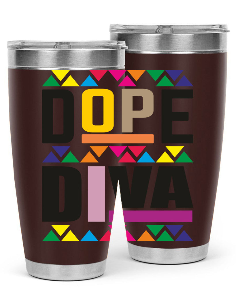 dope diva- black words phrases- Cotton Tank