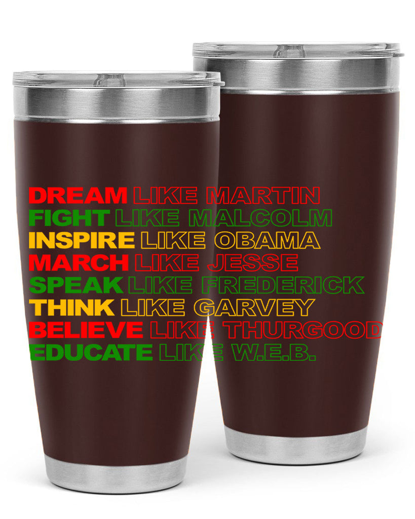 dream like martin 165#- black words phrases- Cotton Tank
