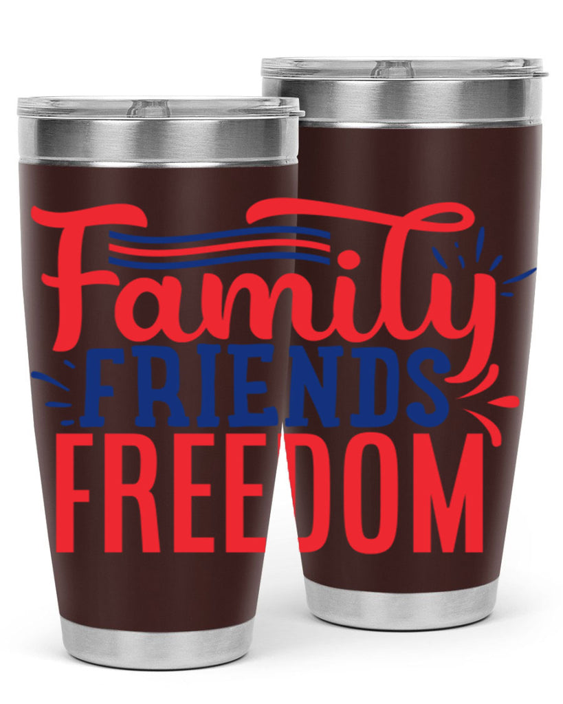 family friends freedom Style 48#- Fourt Of July- Tumbler