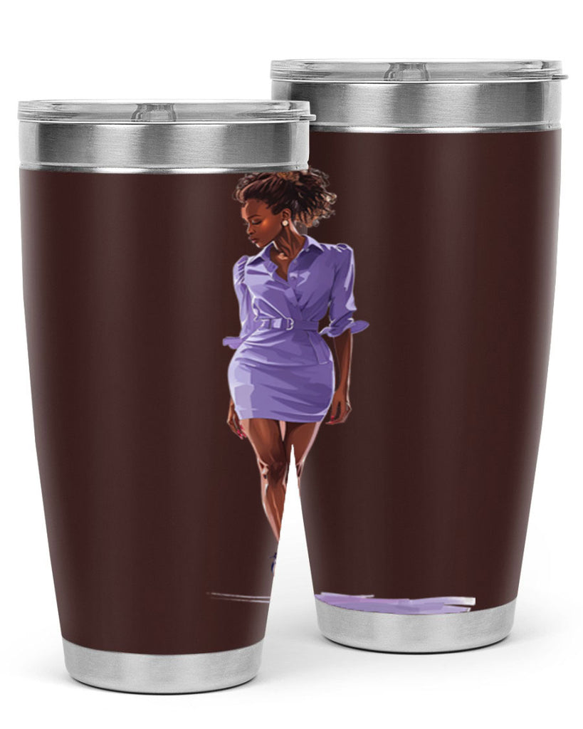 fashion girl in lavender 59#- fashion- Cotton Tank
