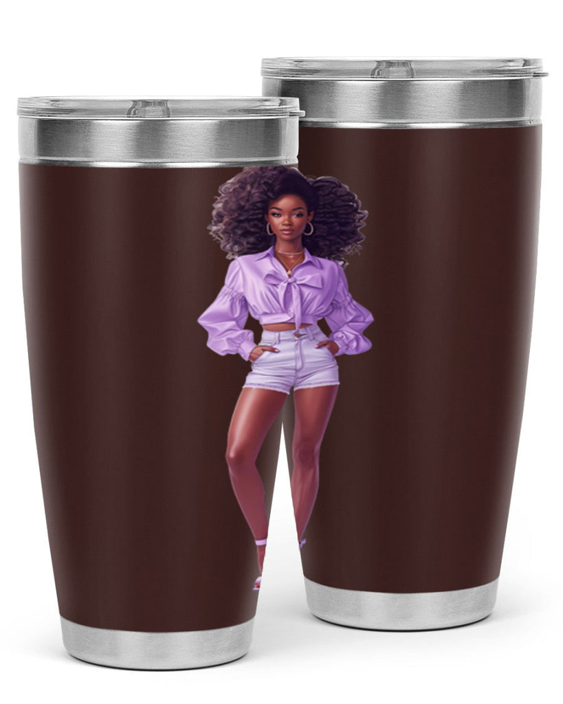 fashion girl in lavender 61#- fashion- Cotton Tank