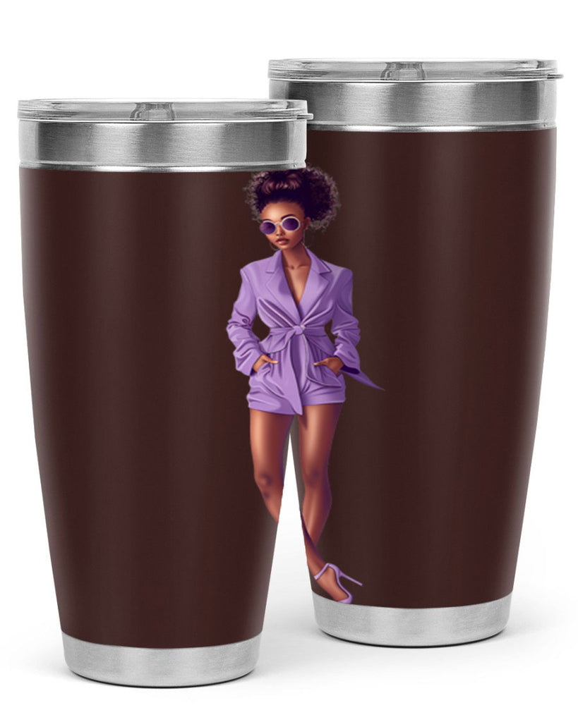 fashion girl in lavender 63#- fashion- Cotton Tank