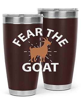 fear the goat Style 4#- goat- Tumbler