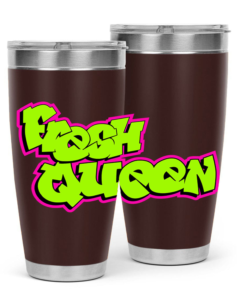fresh queen 144#- black words phrases- Cotton Tank
