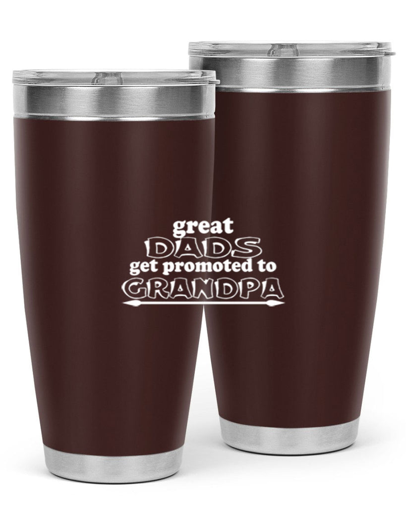 great dads get promoted to 10#- dad- Tumbler
