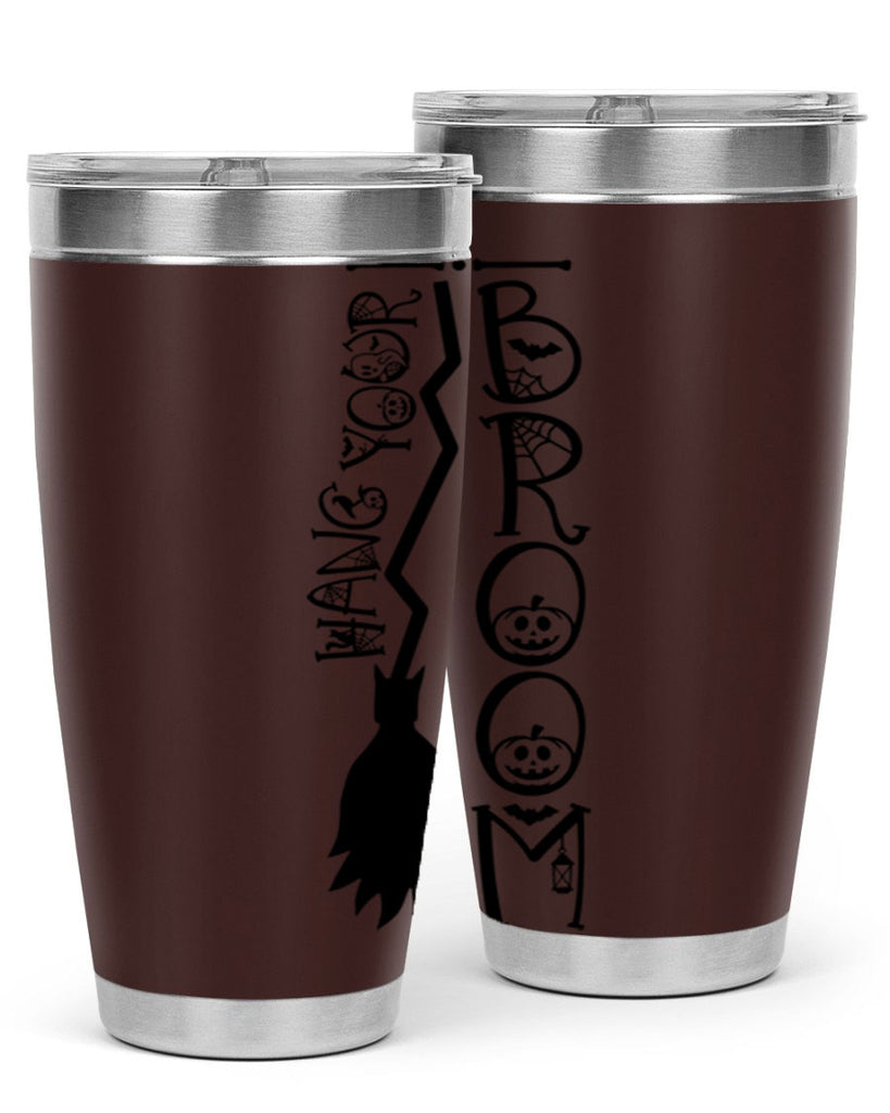 hang your broom 70#- halloween- Tumbler