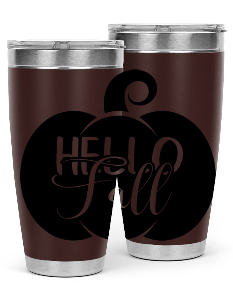 hello fall 275#- fall- Tumbler
