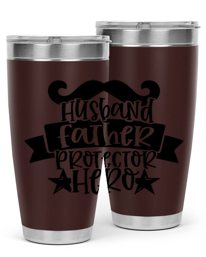 husband father protector hero 46#- fathers day- Tumbler
