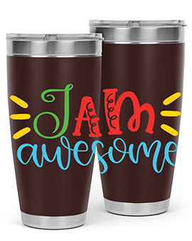 i am awesome Style 18#- autism- Tumbler
