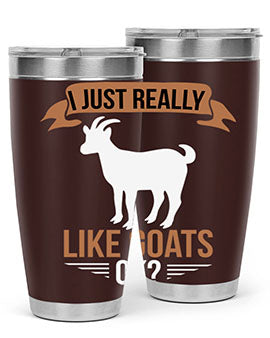 i just really like goats ok Style 3#- goat- Tumbler