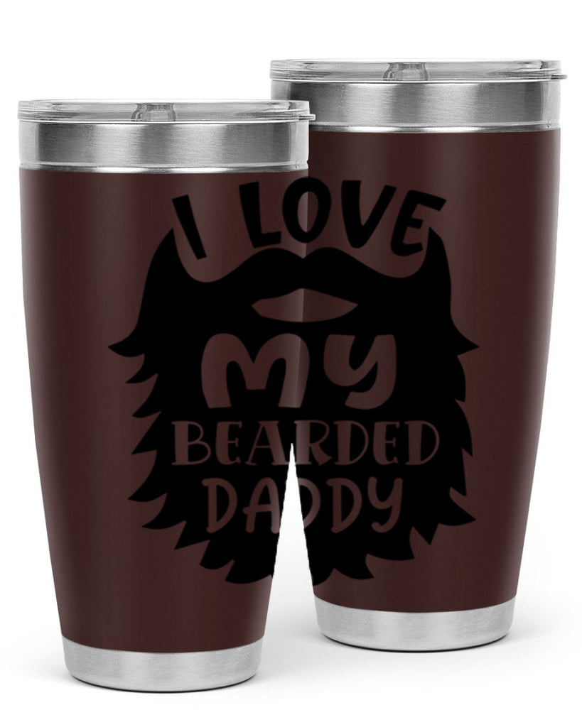 i love my bearded daddy Style 248#- baby- tumbler