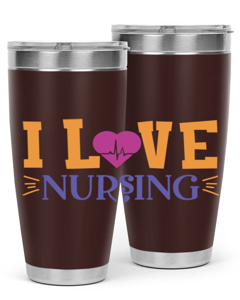 i love nursing Style 379#- nurse- tumbler