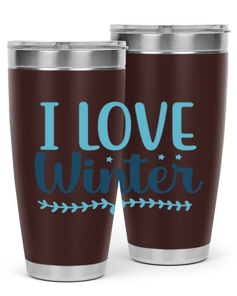 i love winter 226#- winter- Tumbler