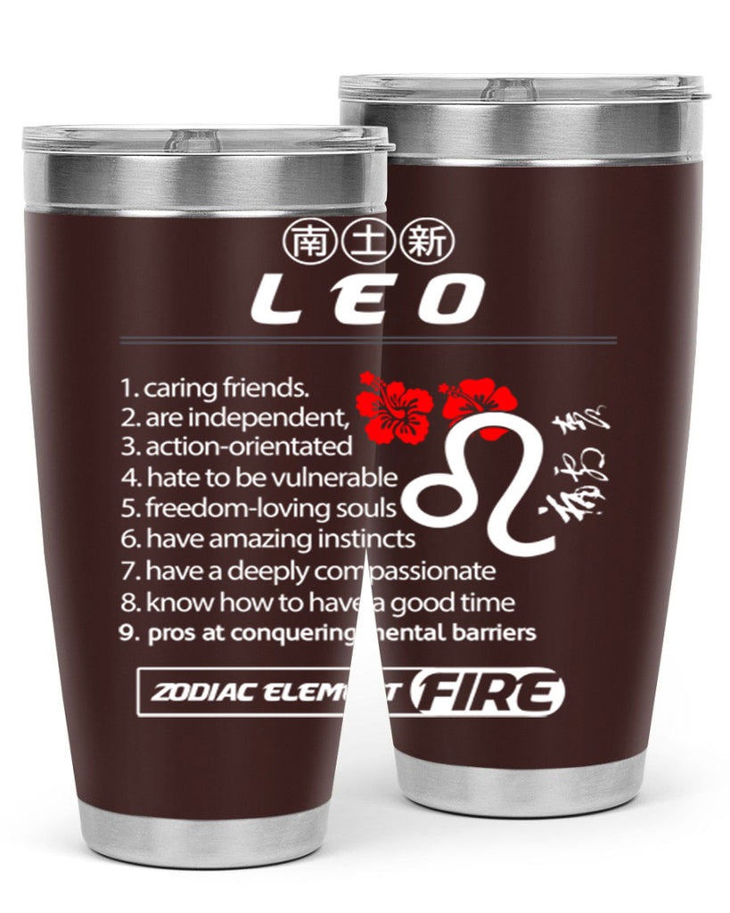 leo 307#- zodiac- Tumbler