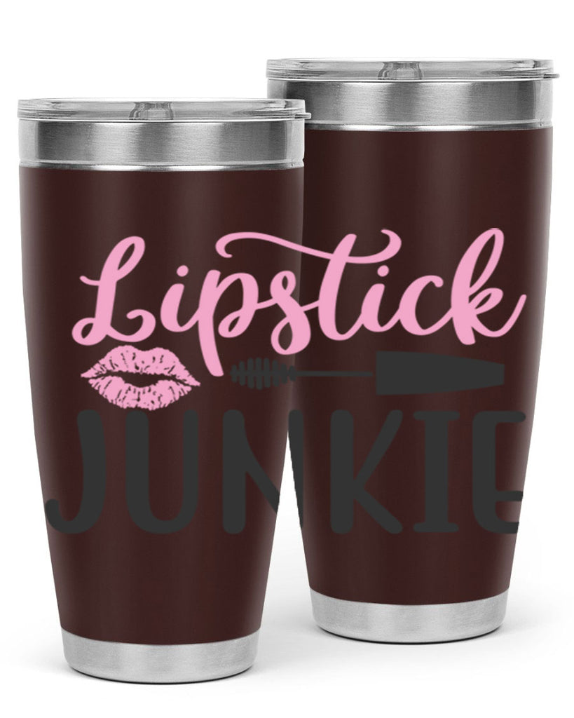lipstick junkie Style 154#- make up- Tumbler