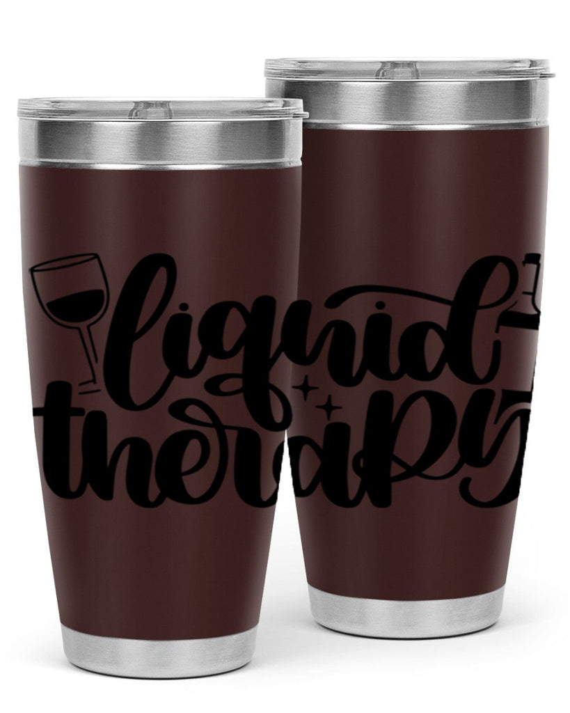 liquid therapy 45#- wine- Tumbler