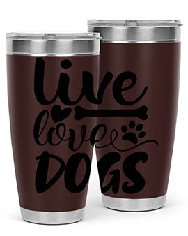 live love dogs Style 76#- dog- Tumbler