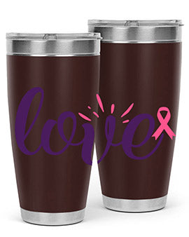 love Style 7#- breast cancer- Tumbler