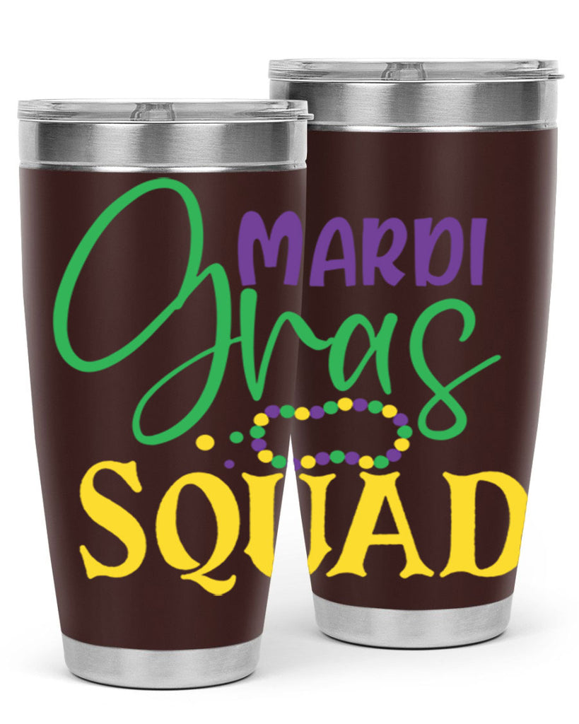 mardi gras squad 78#- mardi gras- Tumbler