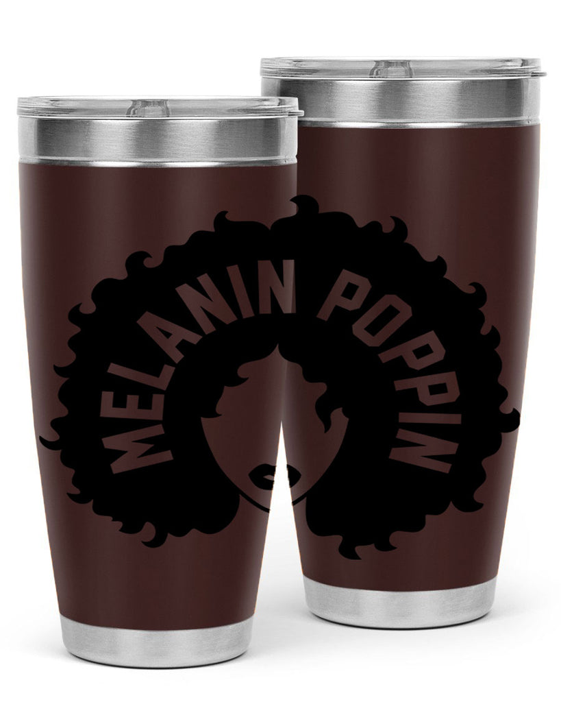 melanin poppin 85#- black words phrases- Cotton Tank
