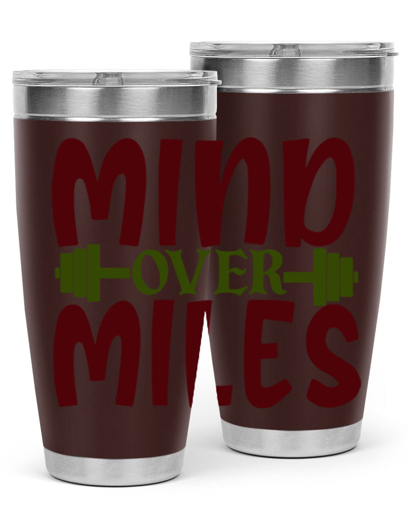 mind over miles 29#- gym- Tumbler