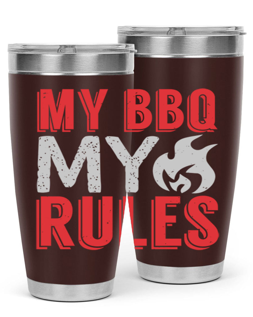 my bbq my rule 22#- bbq- Tumbler