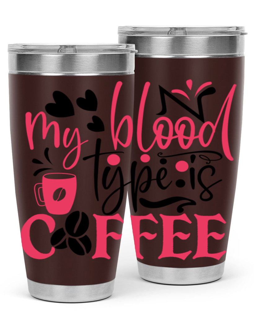 my blood type is coffee Style 375#- nurse- tumbler